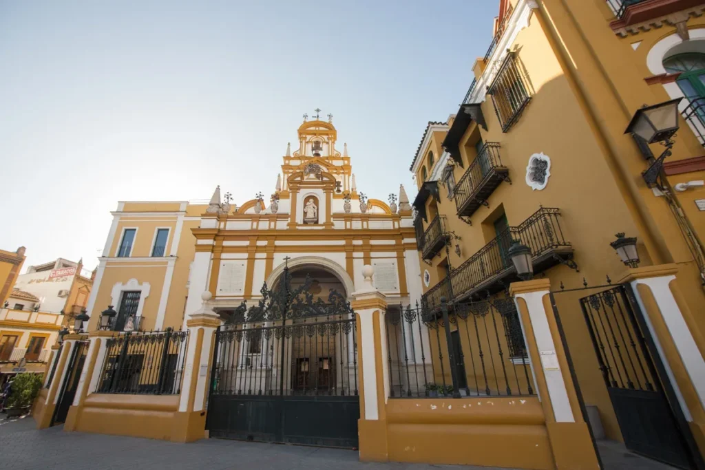The facade of the Basilica of La Macarena in Seville
