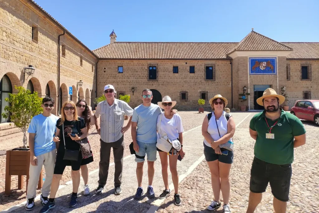 The courtyard of the Alcazar del Rey Don Pedro in Carmona, now a Parador