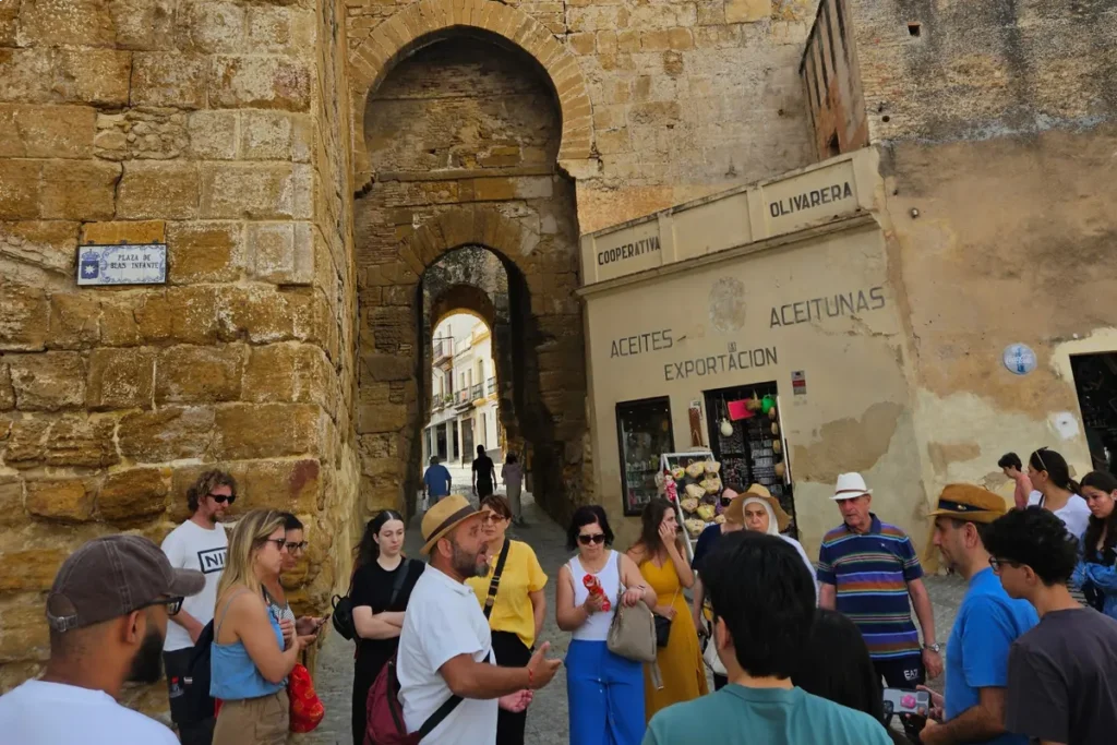 The Puerta de Sevilla, the fortified Roman gate into the old town of Carmona