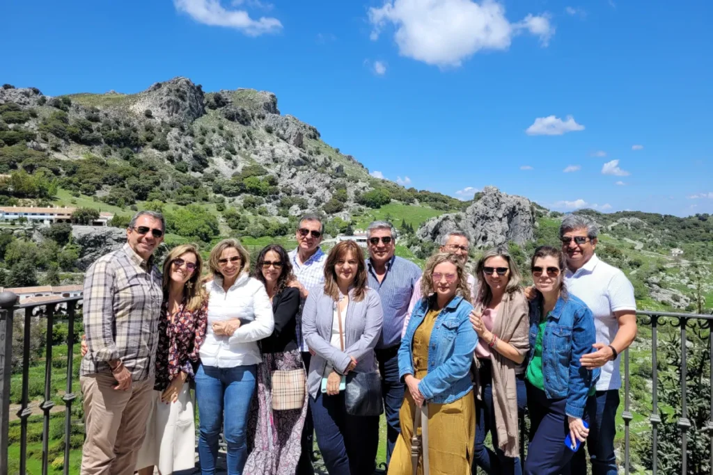 Limestone peaks of the Sierra de Grazalema natural park